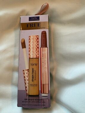 Tarte Shape Tape Radiant Concealer & Maracuja Juicy Lip Plump Set -beige & pink